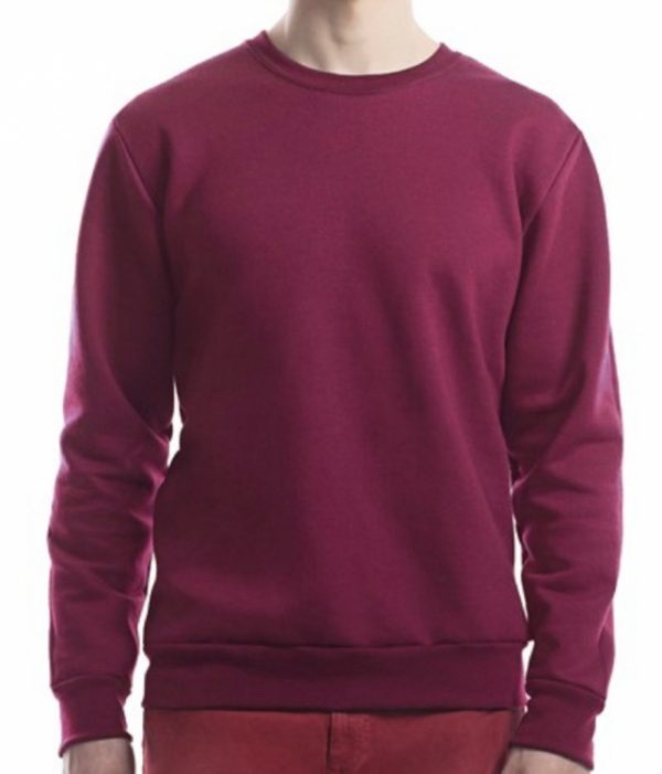 Burgundy Men's Regular Sweatshirt